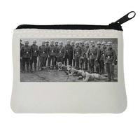 WW2 Soldiers Photo Art Neoprene Coin Purse Pouch 10x11cm White
