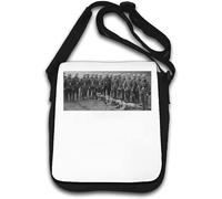 WW2 Soldiers Photo Art Shoulder Bag White