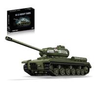 WW2 Tank Building Set, IS-2 Heavy Army Vehicles Military Tank Building Model, Great Gifts for Military Enthusiasts and Boys, Compatible with L***, 1402 Pieces