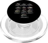 WW2 Tanks M4 Sherman Panzer IV Tiger II T-34 History Buff PopSockets PopGrip for MagSafe
