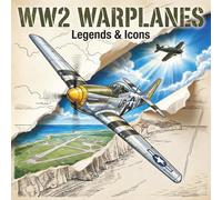 WW2 Warplanes: Legends & Icons: 25 Legendary Aircraft of World War II with Historical Facts | Warbirds Coloring Collection for Kids and Teens | 25 ... from Five Nations. (WW2 Warplanes Collection)