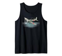 WW2 Warplanes Tshirt B-17 P51 Mustang F4U Corsair Vintage Tank Top