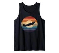 WW2 Warplanes Tshirt B-17 P51 Mustang F4U Corsair Vintage Tank Top