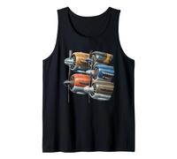 WW2 Warplanes Tshirt B-17 P51 Mustang F4U Corsair Vintage Tank Top