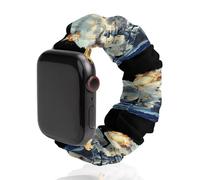 WW2 Warship Cruisers-Naval-Fleets Replacement Watchband Cute Printed Watch Strap Elastic Solo Loop Bands Compatible for Apple Watch 38mm/40mm