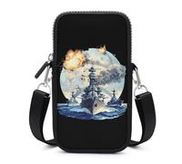WW2 Warship Cruisers-Naval-Fleets Small Crossbody Bag Adjustable Mobile Phone Bags Wallet Pouch Shoulder for Women Men