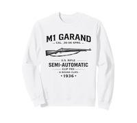 WW2 Watch Your Thumb Vintage World War Two M1 Garand Rifle Sweatshirt