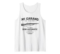 WW2 Watch Your Thumb Vintage World War Two M1 Garand Rifle Tank Top