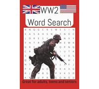 WW2 Word Search Puzzle Book: Word searches with easy to read print about WW2, Soldiers, Supplies and more | 6x9 inches, 110 pages | 50+ puzzles . . . Great for veterans and free times