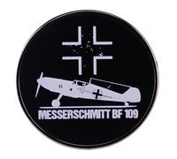 WW2 World War 2 German Air Force Luftwaffe Messerschmitt BF-109 1.2" Enamel Pin Badge