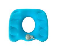 WWBPOIUY Donut cushion,postpartum essentials, Inflatable Donut Pillow for Tailbone Pain Relief - Hemorrhoid Cushion for Postpartum Recovery, Low Back Pain, Sciatica, and Bedsores(Blue)