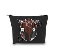 WWDITS Nadja Gift Horror TV Show Makeup Bag Vampire Gift Nandor The Relentless Fans Gift (.L& N Bats 2uk)