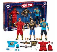 WWE 2025 Mattel Elite Collection Series The Champ Is Here John Cena 3-Pack [Exclusive] Retirement Limited Edition Ruthless Aggression Word Life You Can't See Me Wrestling Action Figure Toy