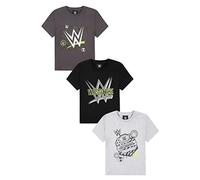 WWE 3 Pack Kids T-Shirts Boys Multipack (6-7 Years) Grey