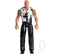 Mattel WWE The Rock Action Figure, Main Event Series #156, 6-inch Collectible Superstar with 14 Articulation Points & Life-Like Look