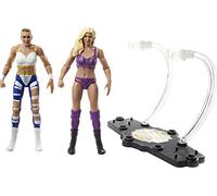 WWE Charlotte Flair vs Rhea Ripley Championship Showdown 2-Pack 6-inch Action Figures Monday Night RAW Battle Pack for Ages 6 Years Old & Up