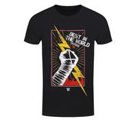 WWE CM Punk Bolt Men's Black T-Shirt