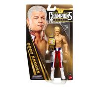 WWE Cody Rhodes Main Event Series Champions 2026 Action Figure with Championship Title, 6"