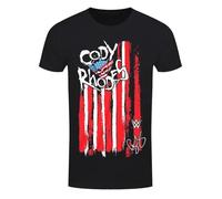 WWE Cody Rhodes Nightmare Flag Men's Black T-Shirt