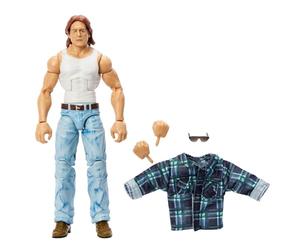 WWE Elite Action Figure & Accessories, 6-inch Collectible “Rowdy” Roddy Piper as John Nada with 25 Articulation Points & Swappable Hands, HTX25