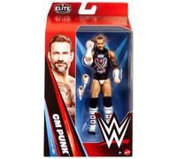 Mattel WWE Elite Action Figure & Accessories, Greatest Hits 2025 Set, 6-inch Collectible CM Punk with 25 Articulation Points & Swappable Hands, JHT46