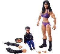 WWE GVC09 Chyna WrestleMania Action Figure with Women’s Championship & Paul Ellering & Rocco Build-A-Figure Pieces, 6-in / 15.24-cm Posable Collectible Gift for Fans Ages 8 Years Old & Up, Red