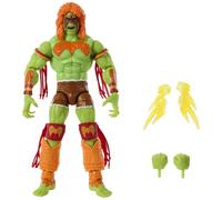 WWE Mattel x Street Fighter Ultimate Warrior As Blanka Action Figure, 6-inch Elite Collectible Wrestling Series Mashup, Highly Articulated with Accessories, Ages 8+, JLD78