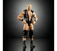 Mattel WWE Elite Collection Action Figure & Accessories, Premium Live Event “Stone Cold” Steve Austin Set, SummerSlam Series with Jesse “The Body” Ventura Build-A-Figure Parts, JHX79