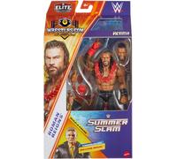 Mattel WWE Elite Collection Action Figure & Accessories, Premium Live Event Roman Reigns Set, SummerSlam with William Regal Build-A-Figure Parts, JCJ55