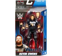 WWE Action Figures | WWE Elite Kevin Owens Figure with Accessories | Collectible Gifts, HKN86