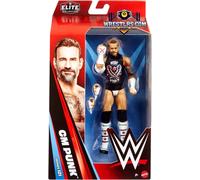 Mattel WWE Elite Action Figure & Accessories, Greatest Hits 2025 Set, 6-inch Collectible CM Punk with 25 Articulation Points & Swappable Hands, JHT46