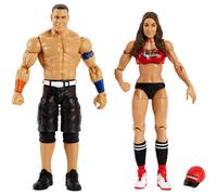 WWE FMH64 John Cena and Nikki Bella, Colours/Styles May Vary, 2-Pack