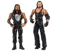 WWE FMH65 Wrestle Mania Undertaker vs Roman Reigns Figurine, Multi-Colour