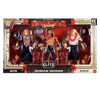 WWE Generations, Elite Collection, Samoan Dynasty, Includes AFA, Roman Reigns, and Sika W/Life Like Details