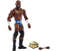 WWE GVB79 Apollo Crews Elite Collection Action Figure, 6 Inch/15.24 cm Tall Figure Features Deluxe Articulation, True FX Detailing, Swappable Hands, and Iconic Accessories, Multicolor