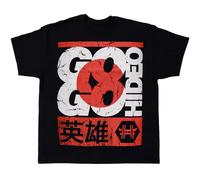 WWE Hideo Itami "Go Go Hideo" Kids T-Shirt [Youth Medium] Black