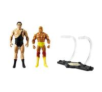 WWE Hulk Hogan vs Andre the Giant Championship Showdown 2-Pack 6-inch Action Figures Friday Night Smackdown Battle Pack for Ages 6 Years Old & Up