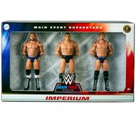 WWE Imperium Main Event Series 3 Pack Wrestling Action Figure Toys Gunther, Ludwig Kaiser And Giovanni Vinci Mattel Basic