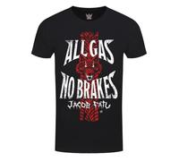 WWE Jacob Fatu All Gas No Brakes Men's Black T-Shirt