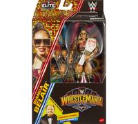 WWE Mattel Elite Collection Action Figure & Accessories, Premium Live Event Bianca Belair Set, Wrestlemania with Howard Finkel Build-A-Figure Parts