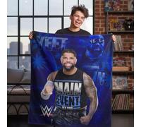 WWE Jey USO Yeet Main Event Champions Bedding Super Soft Throw Blanket, 46 in x 60 in, (Official Licensed Product) by Franco Collectibles