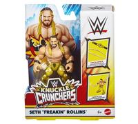WWE Knuckle Crunchers: Seth Rollins 3.25" Figure Age 6+ Mattel JHL78