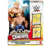 WWE Knuckles Crunchers 10 cm Action Figure - Cody Rhodes (The American Nightmare) Figures + Accessory