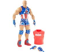 WWE Elite Collection Kurt Angle Deluxe Action Figure with Realistic Facial Detailing, Iconic Ring Gear & Accessories