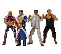 WWE Legends Territory Era Ali Monsoon Graham Race Action Figures (Pack of 4)