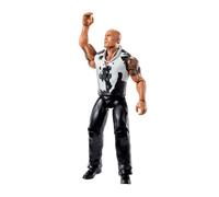 Mattel WWE The Rock Action Figure, Main Event Series #156, 6-inch Collectible Superstar with 14 Articulation Points & Life-Like Look