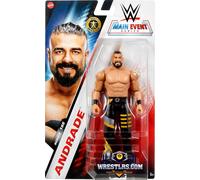Mattel WWE Andrade Action Figure, Main Event Series #155 6-inch Collectible with 10 Articulation Points & Life-Like Look, JCV49