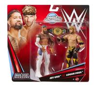 WWE Main Event Showdown 2-Pack Jey Uso vs Logan Paul S27 Mattel JHJ63