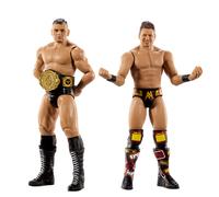 Mattel WWE Main Event Championship Showdown 2-Pack Action Figures & Accessory, Series #20 Gunther & The Miz Collectible Set, JCV68