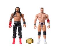 WWE Main Event Showdown 2-Pack Series 21 Roman Reigns vs LA Knight Action Figures (6 )